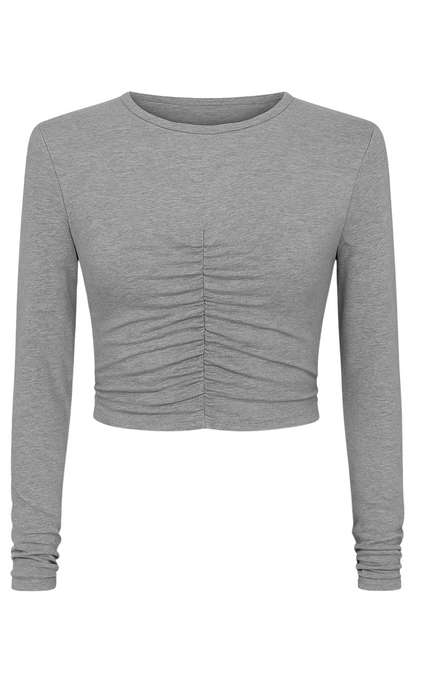 CROP TOP MARGOT GRAY preorder