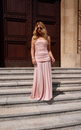 CAROLINE MAXI DRESS POWDER ROSE