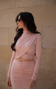 CROP TOP IVY POWDER ROSE