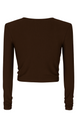 CROP TOP MARGOT BROWN 