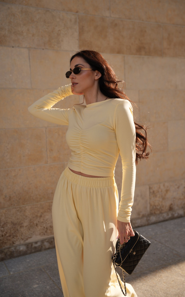 MARGOT PANTS BUTTER YELLOW