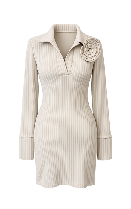 SUKIENKA BLAIR TAUPE ROSE MINI