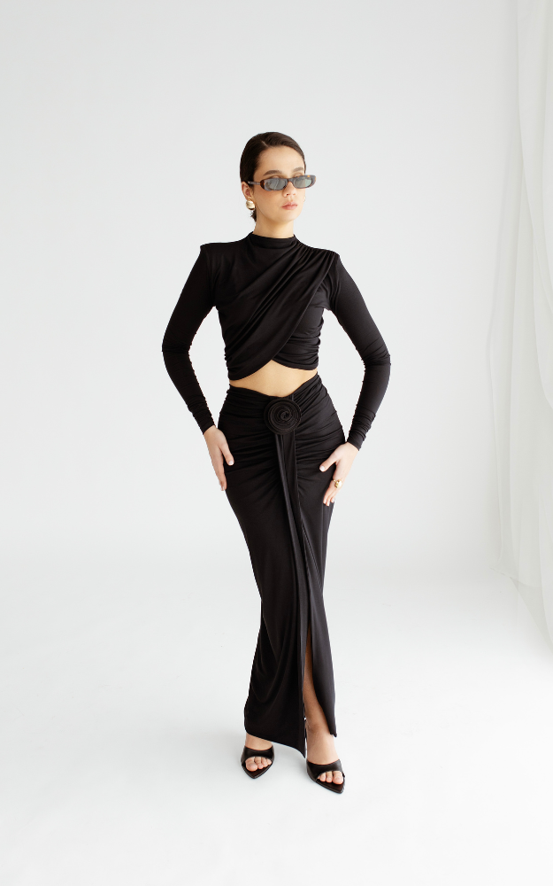 CROP TOP IVY BLACK