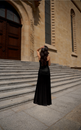 CAROLINE MAXI DRESS BLACK preorder