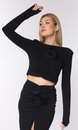 CROP TOP MARGOT BLACK