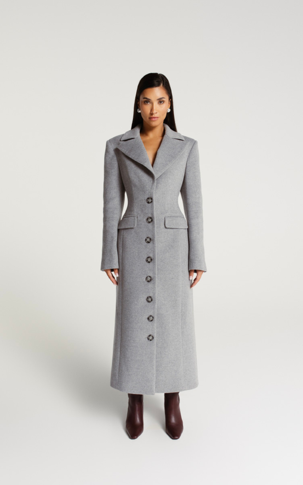 PŁASZCZ DEMI DARK GREY