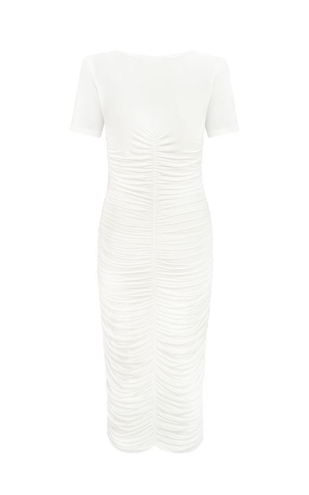 SUKIENKA LORENA MAXI WHITE