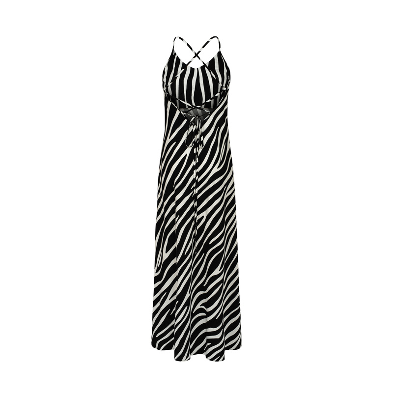 SUKIENKA ZOYA ZEBRA WILD FLOW 