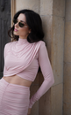 CROP TOP IVY POWDER ROSE