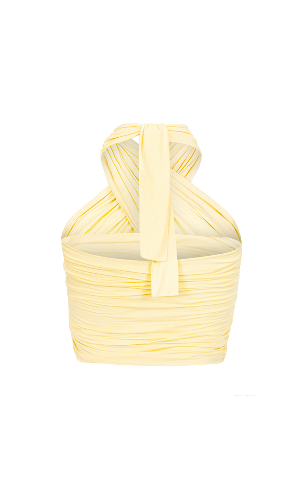 TOP LENA YELLOW BUTTER