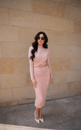 CROP TOP IVY POWDER ROSE