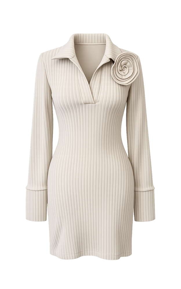 SUKIENKA BLAIR TAUPE ROSE MINI