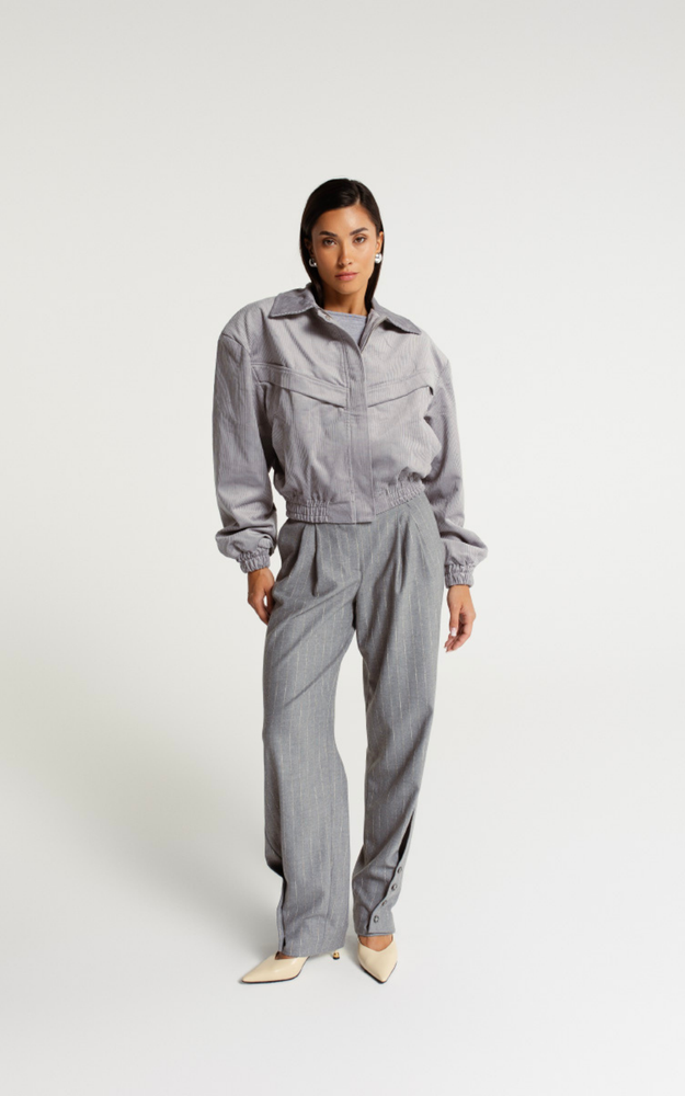 BOMBER JACKET GRACE GREY 