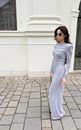CROP TOP MARGOT GRAY preorder 