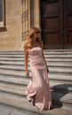 CAROLINE MAXI DRESS POWDER ROSE