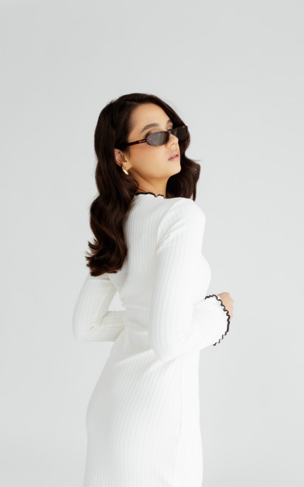 SUKIENKA CLARA WHITE 