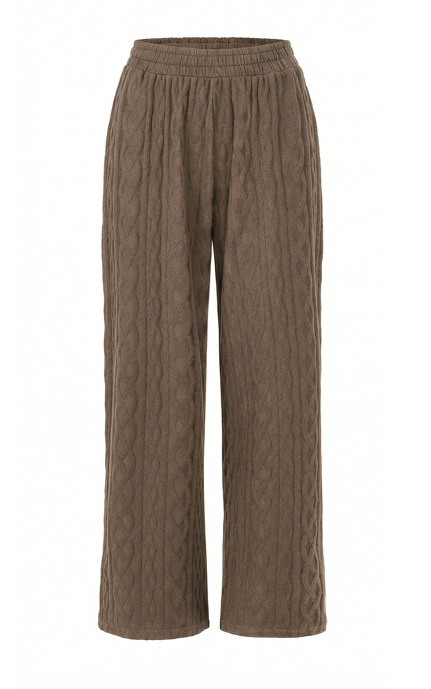 SPODNIE NASTYA DARK TAUPE