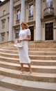 SUKIENKA LORENA MAXI WHITE
