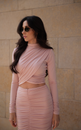 CROP TOP IVY POWDER ROSE