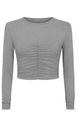 CROP TOP MARGOT GRAY preorder 