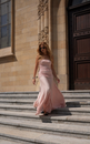 CAROLINE MAXI DRESS POWDER ROSE