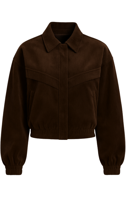 BOMBER JACKET GRACE BROWN