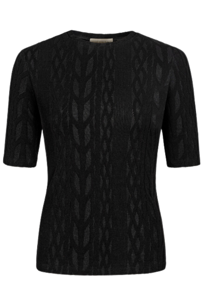 SPODNIE SWETERKOWE NASTYA BLACK