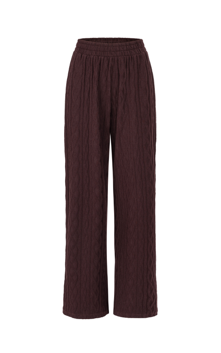 SPODNIE SWETERKOWE NASTYA BROWN