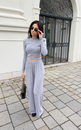 CROP TOP MARGOT GRAY preorder 