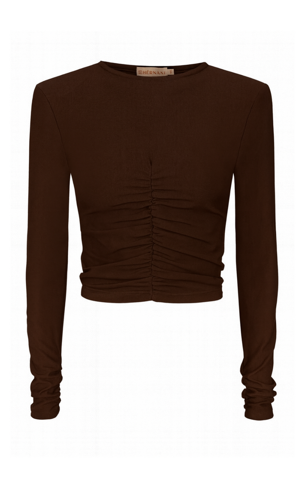 CROP TOP MARGOT BROWN 