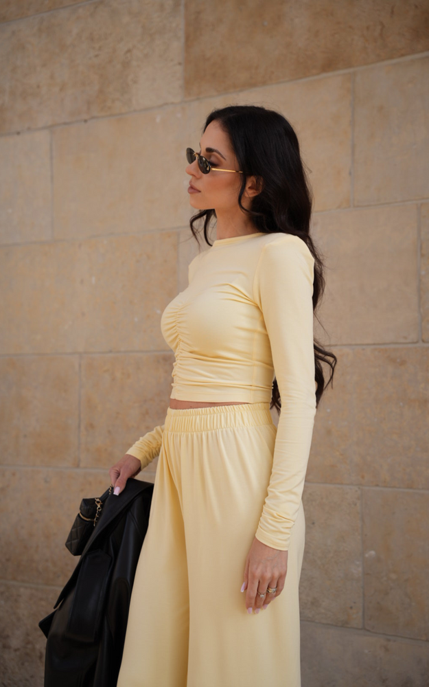 MARGOT PANTS BUTTER YELLOW