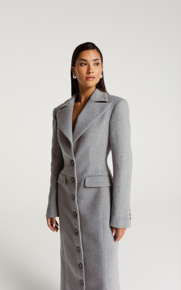 PŁASZCZ DEMI DARK GREY