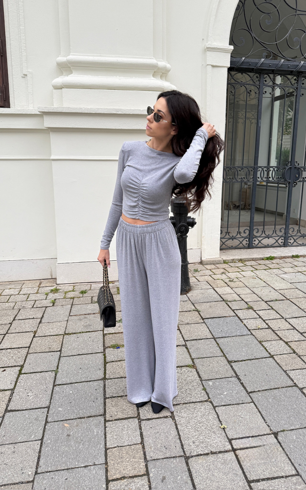 CROP TOP MARGOT GRAY preorder 