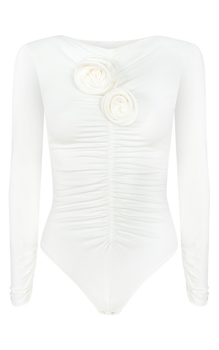 ZESTAW BODY ROSA WHITE I SPODNIE MARGOT WHITE