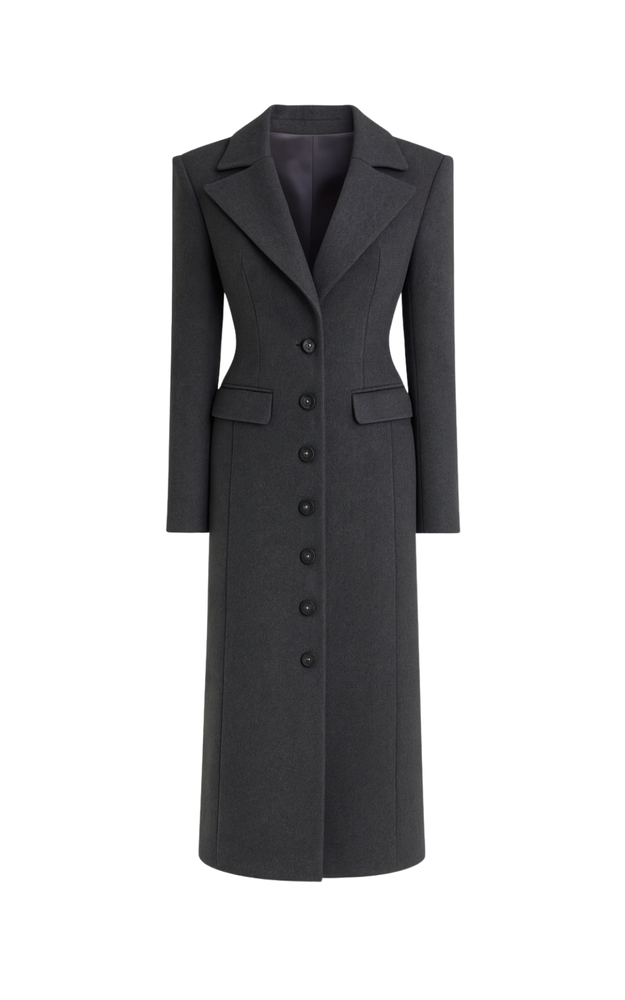 PŁASZCZ DEMI DARK GREY