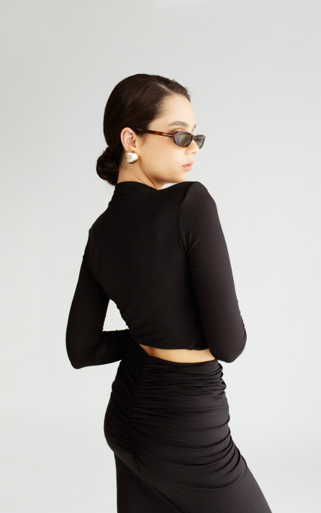 CROP TOP IVY BLACK