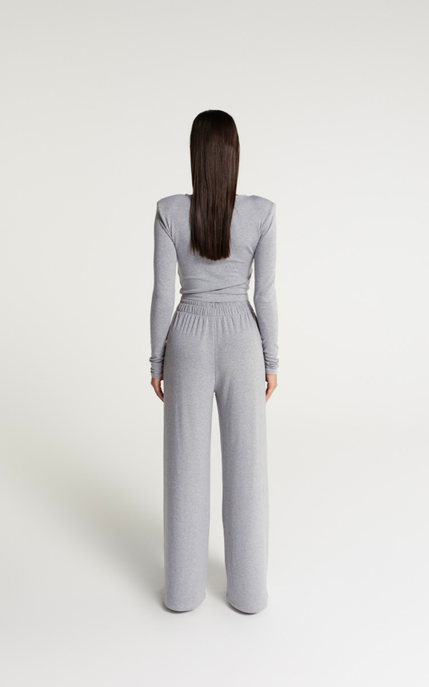 CROP TOP MARGOT GRAY 