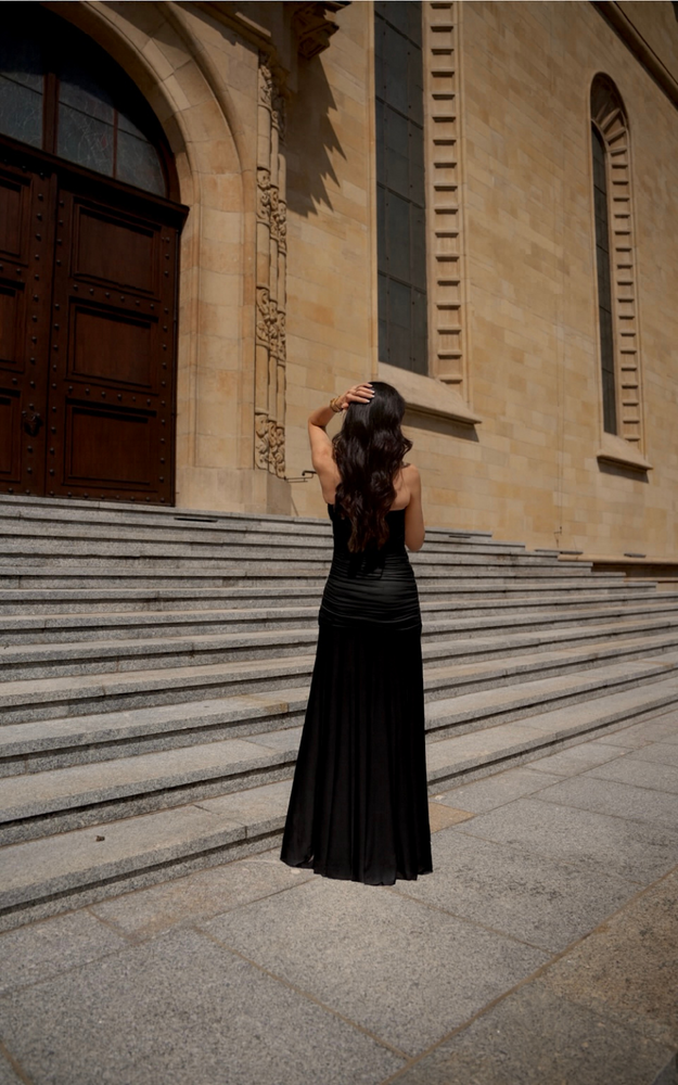 CAROLINE MAXI DRESS BLACK preorder