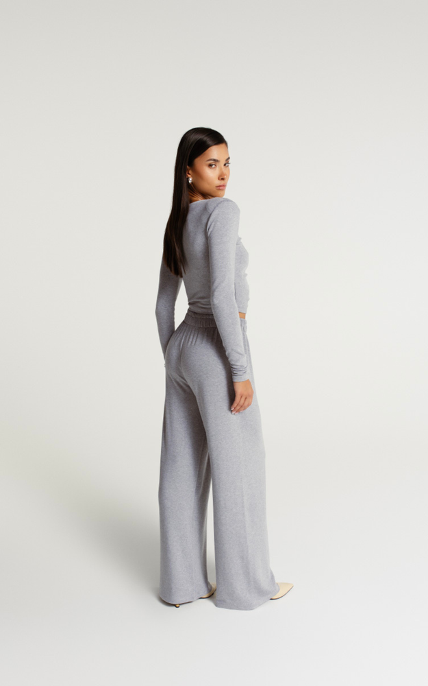 CROP TOP MARGOT GRAY 