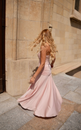CAROLINE MAXI DRESS POWDER ROSE