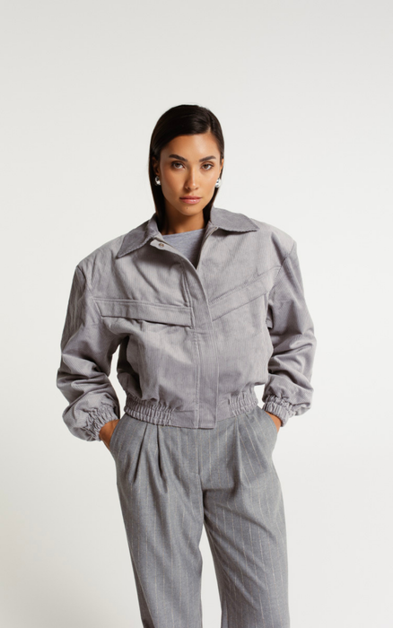 BOMBER JACKET GRACE GREY 