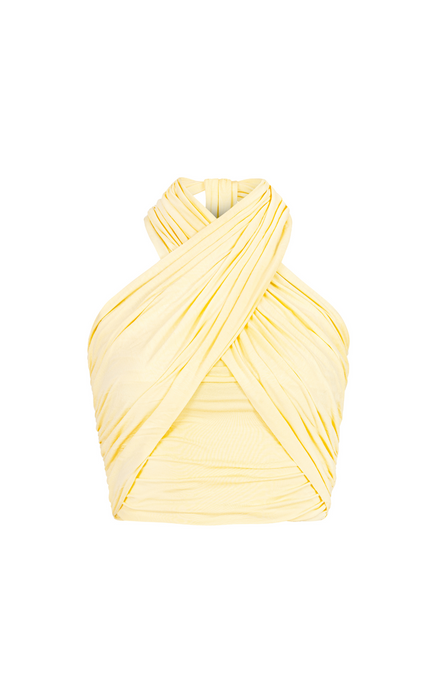 TOP LENA YELLOW BUTTER
