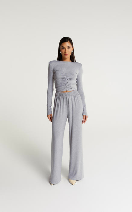 CROP TOP MARGOT GRAY 