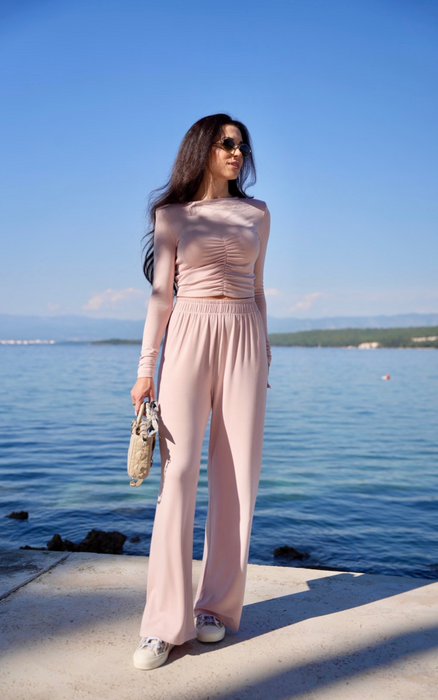 MARGOT PANTS POWDER ROSE