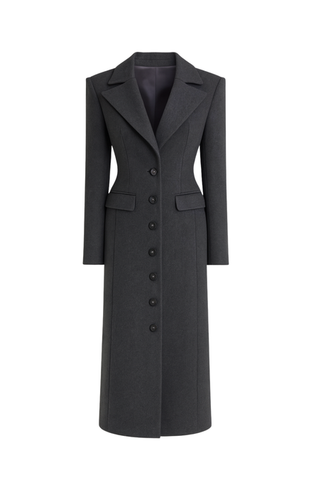 PŁASZCZ DEMI DARK GREY