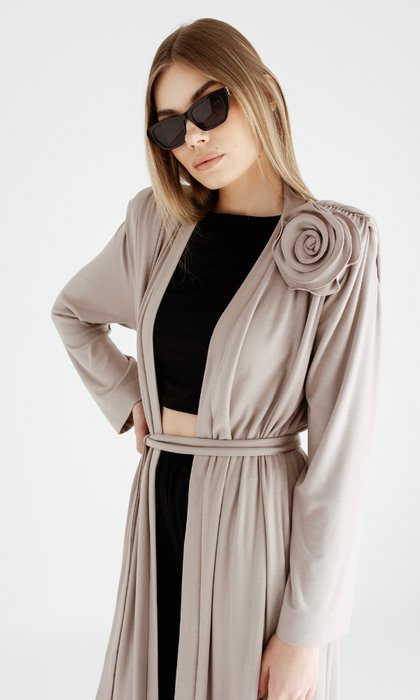 KARDIGAN MARGARET TAUPE